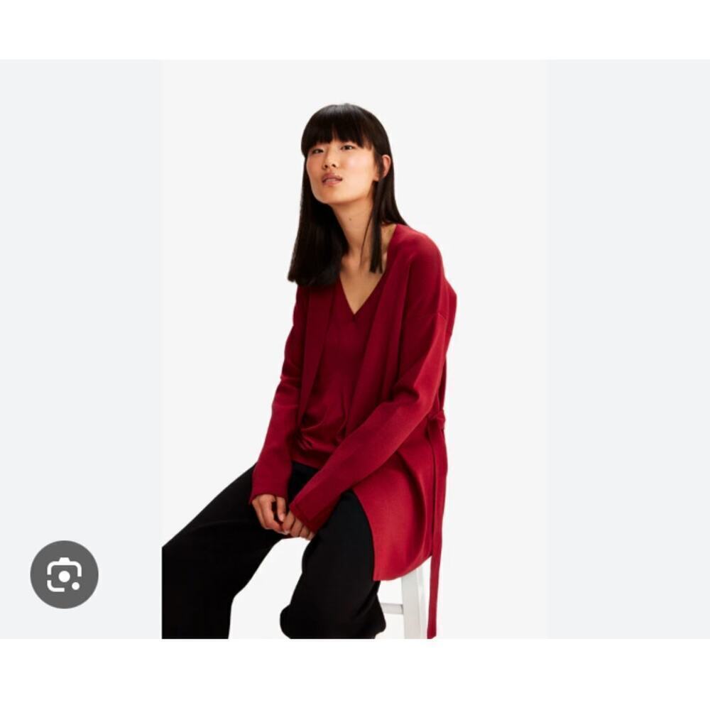 Lole Red Mercer Cardigan Size Small